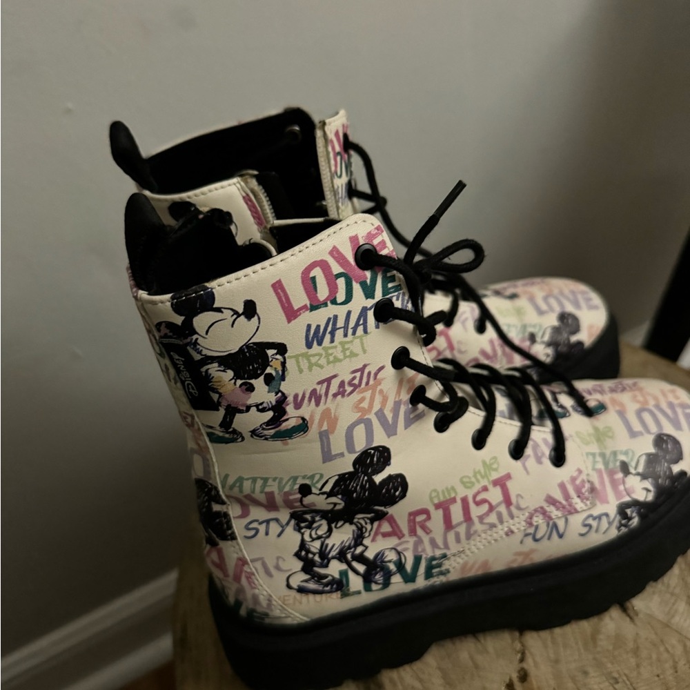 ZARA DISNEY Kids Combat Boots